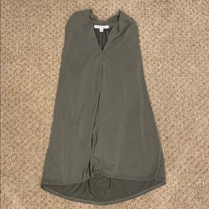 Olive green tank top